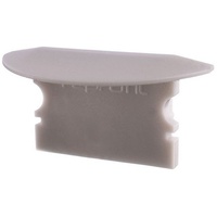 Deko-Light Reprofil Endkappe P-ET-02-15, 30 mm, 2 Stück, grau