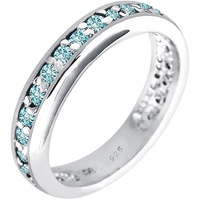Elli Bandring Kristalle 925 Silber Ringe Damen