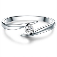 Trilani Ring Sterling Silber Topas in 52 Damen