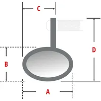 LSL Lenkerendenspiegel Ergonia, silber,