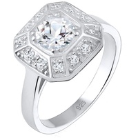 Elli PREMIUM Ring Damen Verlobung Glamour Topas in 925