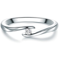 Trilani Diamant-Ring aus Sterling Silber in mit Diamant 54