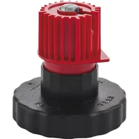 CAMAR Sockelverstellfuß Unicomatic 60 mm Kunststoff schwarz/rot