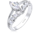 Elli PREMIUM Elli PREMIUM Ring Doppelring Zirkonia Marquise 925