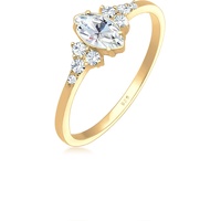 Elli Ring Marquise Kristalle Valentin 925 Silber Ringe Damen
