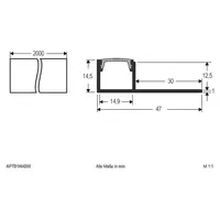 EVN APTB1AM200 LED-Profil