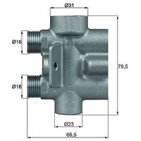 Mahle Thermostat, Ölkühlung TO 9 75 für AUDI Q7