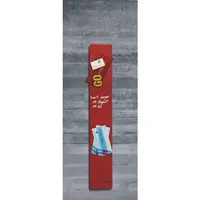 Sigel Glas-Magnettafel artverum® 12,0 x 78,0 cm rot