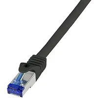 Logilink C6A063S RJ45 CAT 6a S/FTP 3.00 m Schwarz
