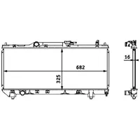 Mahle CR 543 000S Kühlmittelkühler