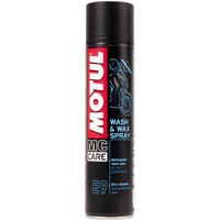 Motul 103174 E9 Wash & Wax Spray, 400 ml