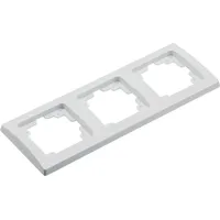 ChiliTec DELPHI 3-fach Rahmen weiß - Weiß