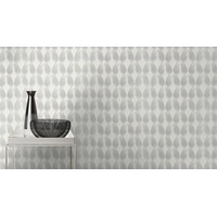 Rasch Textil Rasch Vliestapete 535839 Yucatan grafik weiß silber,