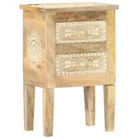 VidaXL Nachttisch Nachttisch Handbemalt 40×30×60 cm Massivholz