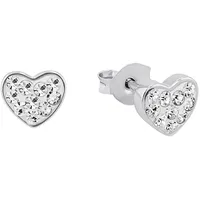 Amor Ohrstecker Ohrringe Weiss Damen