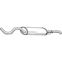 BOSAL Endschalldämpfer 281-533