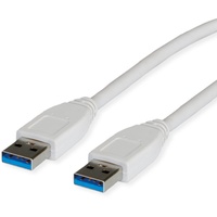 Value USB 3.2 Gen 1 Kabel, Typ A-A, weiß,