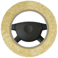 Walser Lenkradhülle Lammfell beige 1-teilig