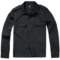 Brandit Textil Us Langarmhemd Black S