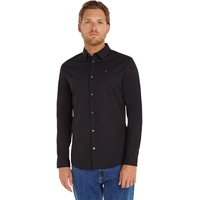 Tommy Jeans Original Stretch Slim Fit Langarmhemd Tommy Black