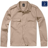 Brandit Textil Us Langarmhemd Beige 2XL