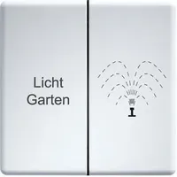 Eltako Doppelwippe für Funktaster 60x60mm, Schweizer Design DW-FT4CH-