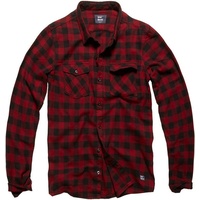 Vintage Industries Harley Check Shirt rot, Größe M