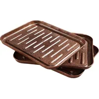 RUCO Schuhabtropfschale 27 x 3 x 35 cm braun