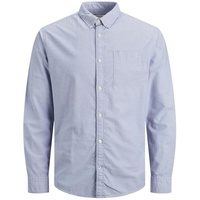JACK & JONES Oxford Langarmhemd Cashmere Blue / Slim