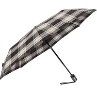 Knirps T.200 Duomatic Taschenschirm 28 cm Check Black White