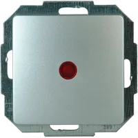 Kopp Kontrollschalter Paris beleuchtet silber, 651660080