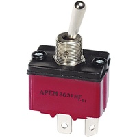 APEM 3647NF/2 3647NF/2 Kippschalter 250 V/AC 6 A 2