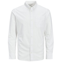 JACK & JONES Blubrook Oxford Langarmhemd White / Slim