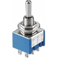 Goobay 10023 Kippschalter Miniatur, EIN – AUS – EIN,