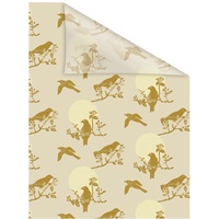 Lichtblick Fensterfolie selbstklebend, Sichtschutz, Moon Birds - beige B/L: