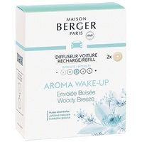 Maison Berger Paris Wake UP Diffusor Nachfüllpack, Keramik, weiß,