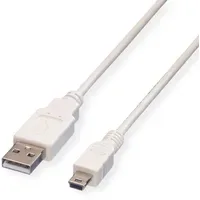 Value USB 2.0 Kabel, Typ A - 5-Pin Mini,