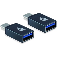 Conceptronic DONN03G OTG-Adapter für USB-C zu USB-A 2er Pack