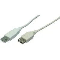 Logilink USB-A 2.0 [Stecker] auf USB-A 2.0 [Buchse], 1.8m