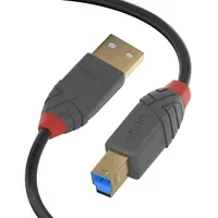 Lindy USB 3.2 Gen1 USB-A Stecker, USB-B Stecker 0.50m