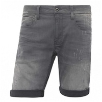 G-Star 3301 Slim 1/2 Kurze Jeans Light Aged Destroy