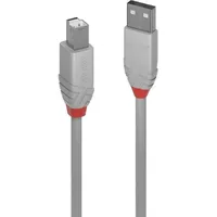 Lindy USB-Kabel USB 2.0 USB-A Stecker, USB-B Stecker 0.50m