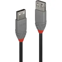 Lindy USB-Kabel USB 2.0 USB-A Stecker, USB-A Buchse 0.50m