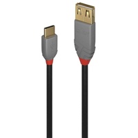 Lindy USB 2.0 USB-C® Stecker, USB-A Buchse 0.15 m