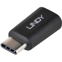 LINDY USB-C Adapter, USB-C 2.0 [Stecker] auf USB 2.0