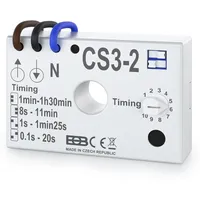 Elektrobock CS3-2 Nachlaufrelais Unterputz, weiß