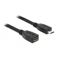 DeLock USB-Kabel USB 2.0 USB-Micro-B Stecker zu Micro-B Buchse