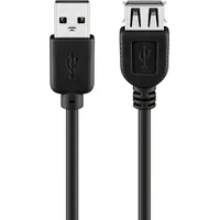 Goobay USB 2.0 extension A/A - schwarz