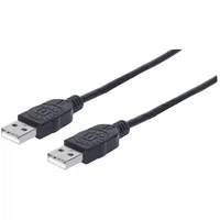 Manhattan USB 2.0 USB-A Stecker, USB-A Stecker 1.00 m
