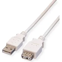 Value USB 2.0 Kabel, Typ A-A, ST/BU, Weiß 3
